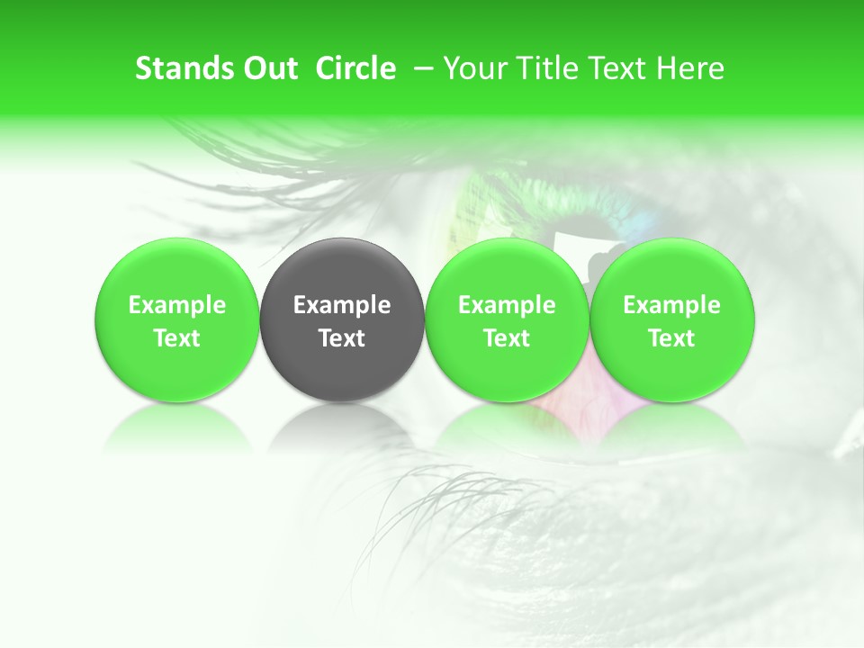 Orbital Spectrum View PowerPoint Template