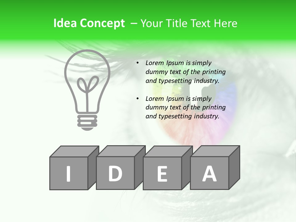 Orbital Spectrum View PowerPoint Template