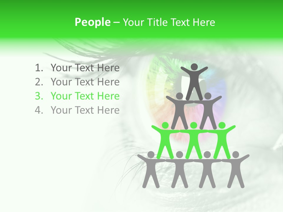 Orbital Spectrum View PowerPoint Template