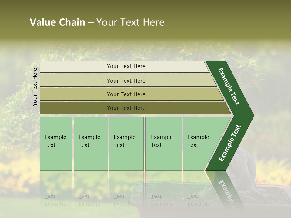 Botany Houseplant Garden PowerPoint Template