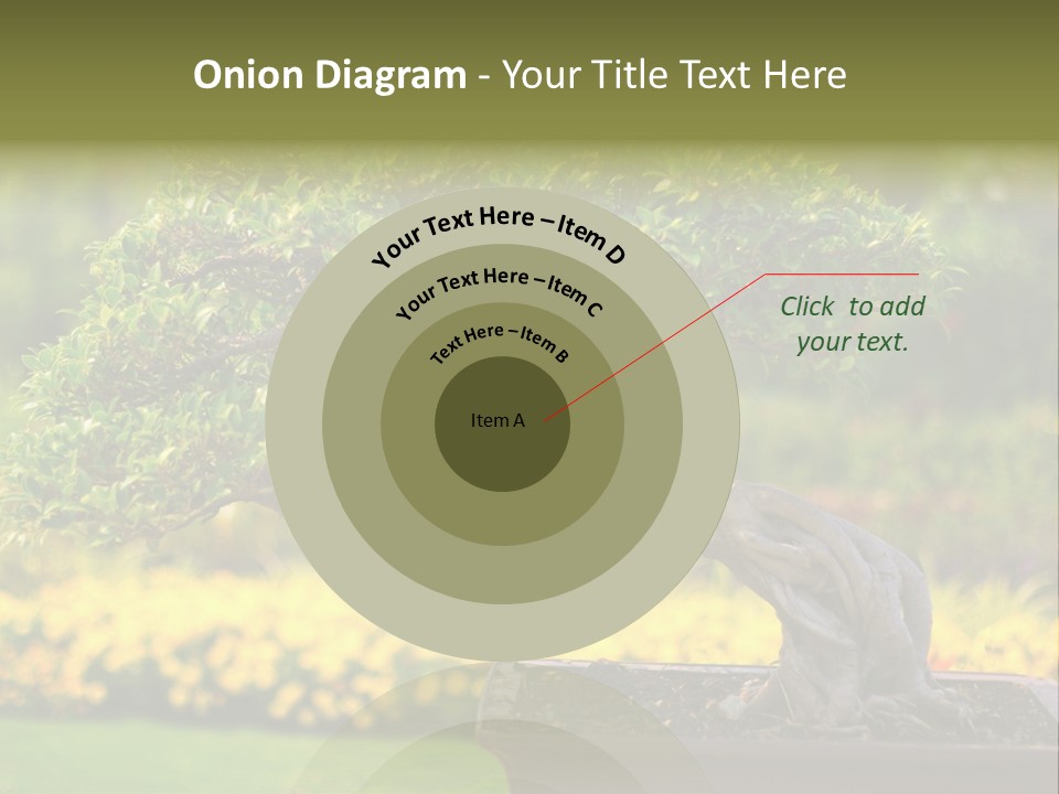 Botany Houseplant Garden PowerPoint Template