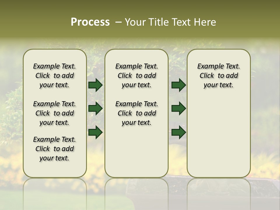 Botany Houseplant Garden PowerPoint Template