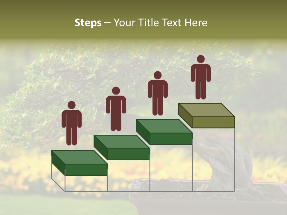 Botany Houseplant Garden PowerPoint Template