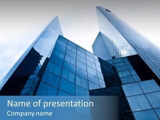 Office Group Tower PowerPoint Template