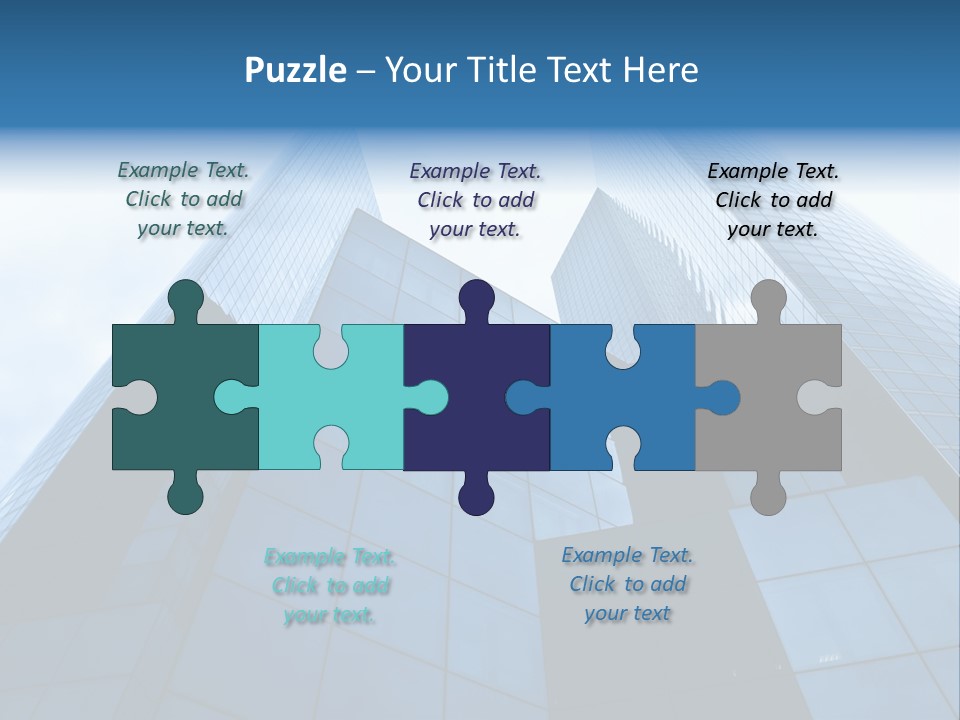 Office Group Tower PowerPoint Template