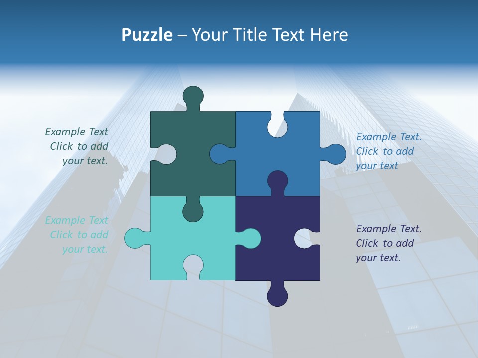 Office Group Tower PowerPoint Template