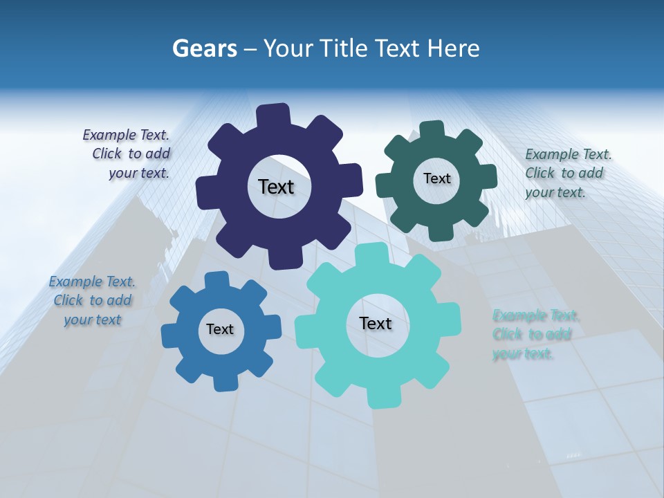 Office Group Tower PowerPoint Template