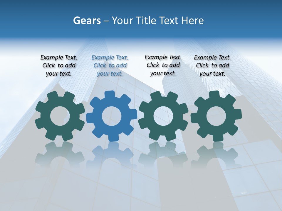 Office Group Tower PowerPoint Template