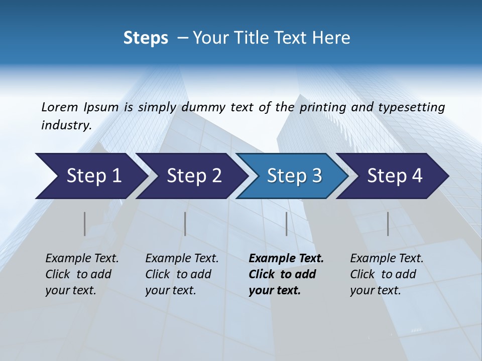 Office Group Tower PowerPoint Template