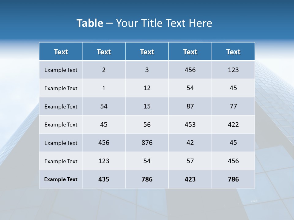 Office Group Tower PowerPoint Template