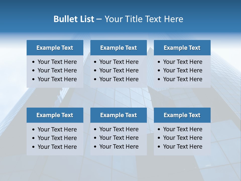 Office Group Tower PowerPoint Template