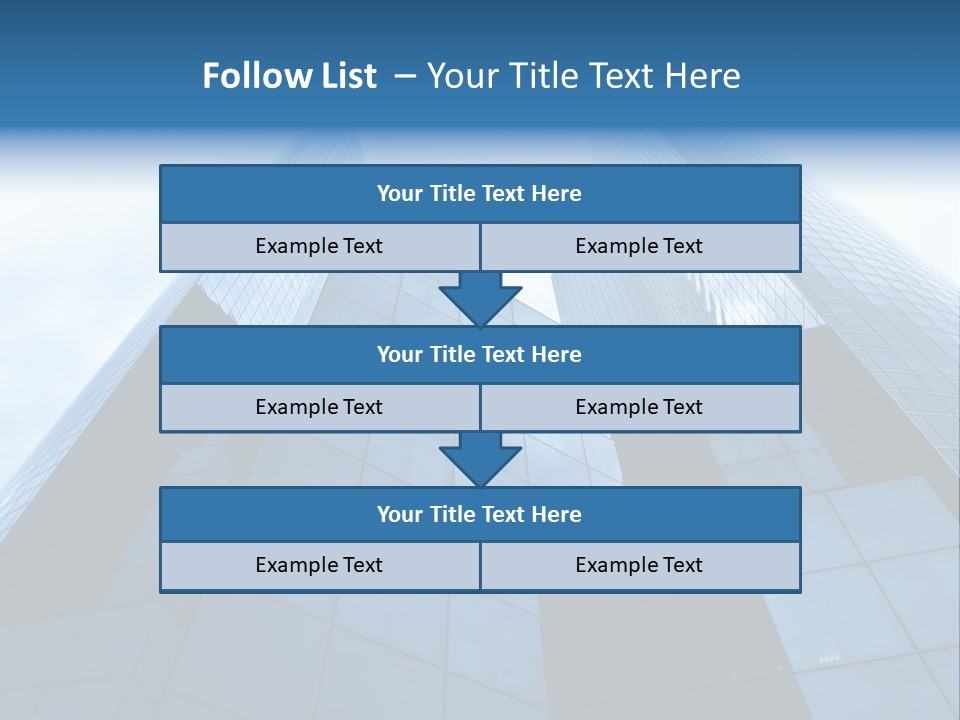 Office Group Tower PowerPoint Template