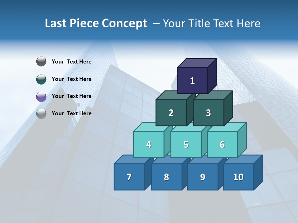 Office Group Tower PowerPoint Template