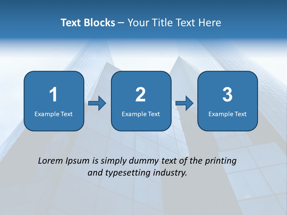 Office Group Tower PowerPoint Template