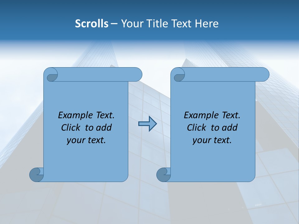 Office Group Tower PowerPoint Template