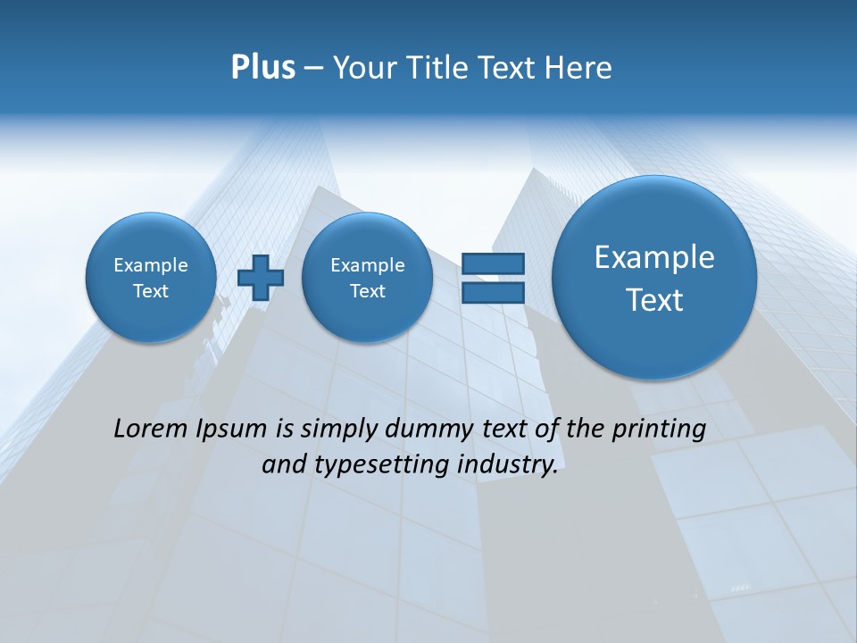 Office Group Tower PowerPoint Template