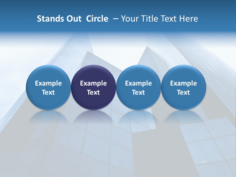 Office Group Tower PowerPoint Template