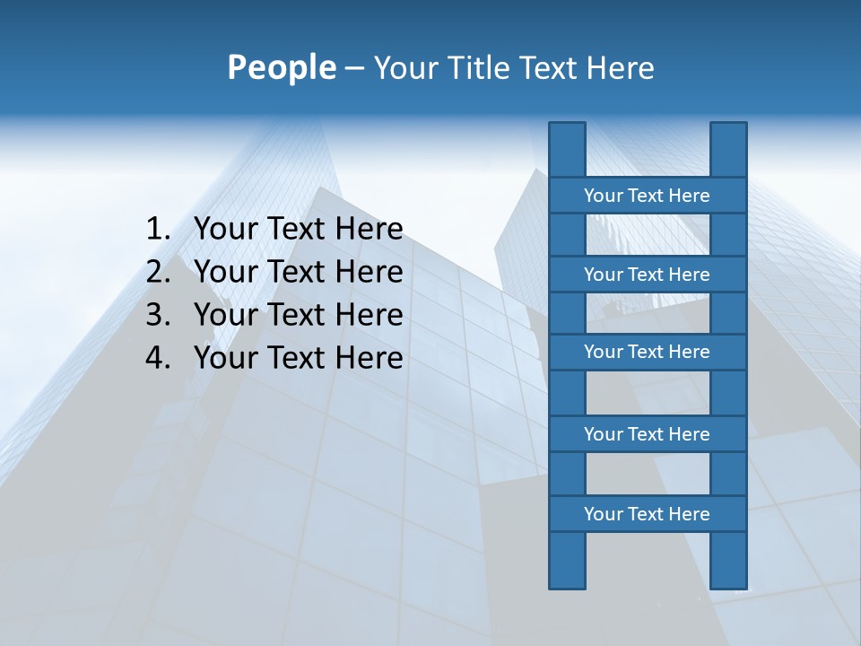 Office Group Tower PowerPoint Template