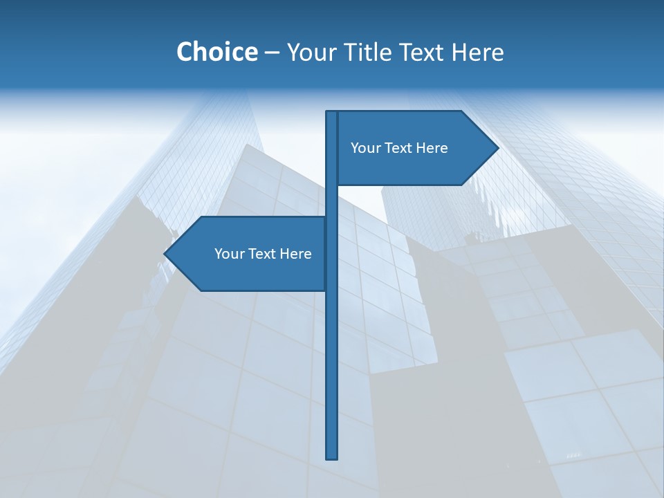 Office Group Tower PowerPoint Template