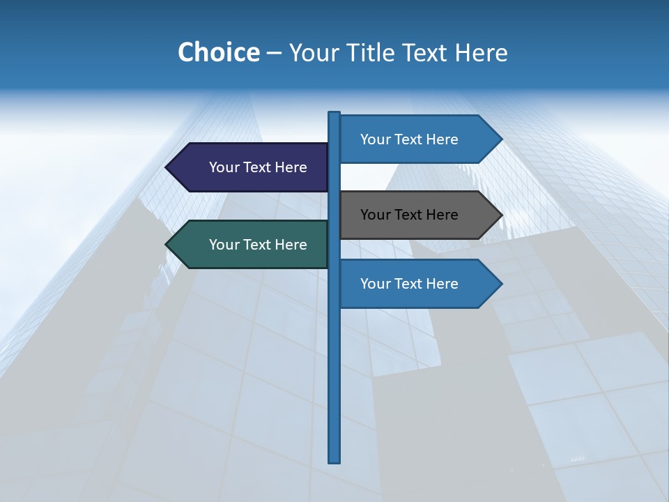 Office Group Tower PowerPoint Template