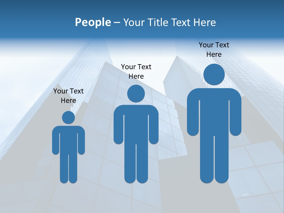 Office Group Tower PowerPoint Template