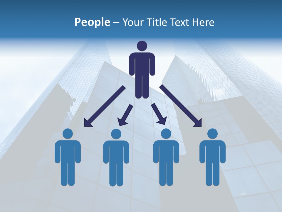 Office Group Tower PowerPoint Template