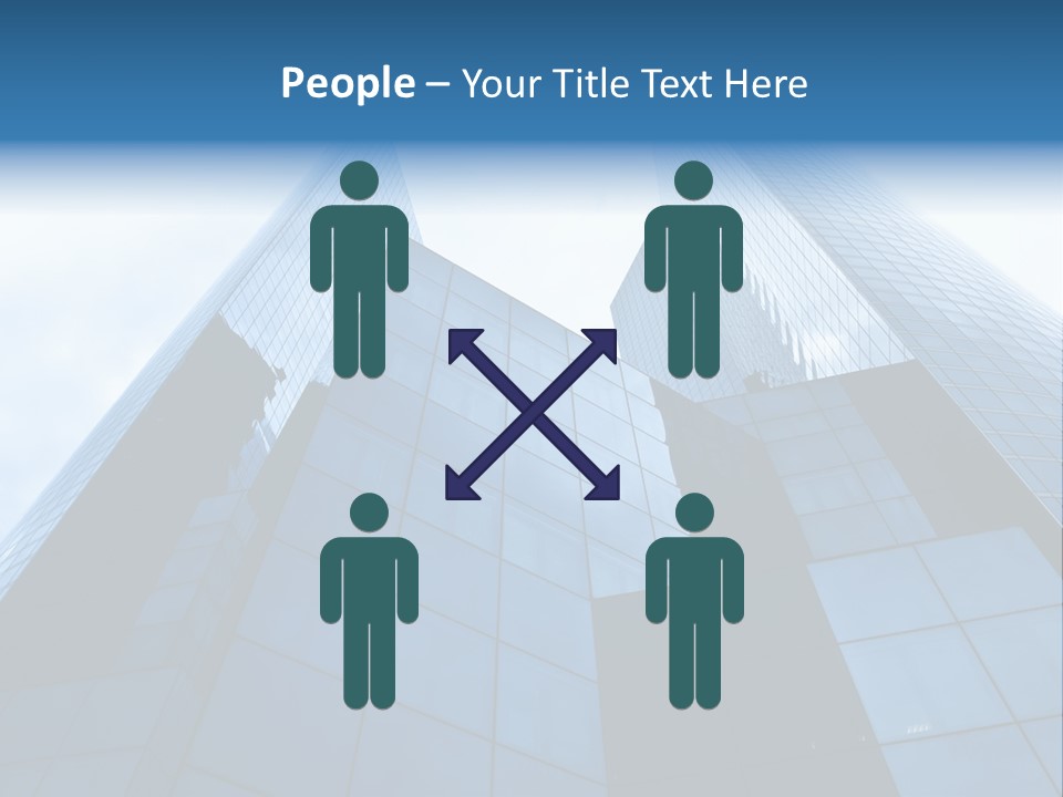 Office Group Tower PowerPoint Template