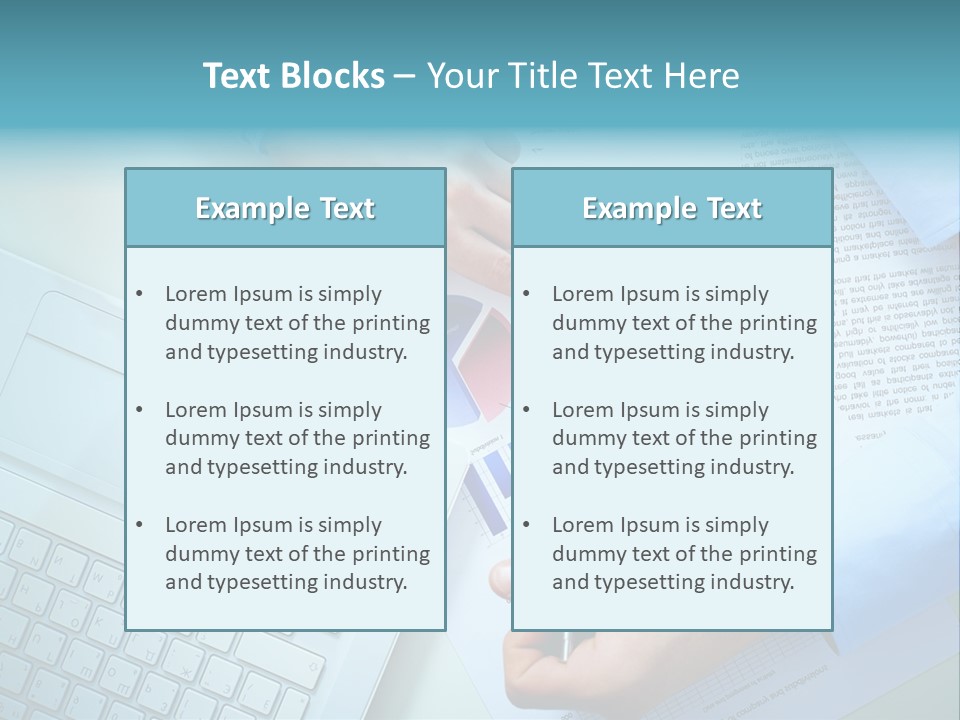Contemporary Lifestyle Close Up PowerPoint Template