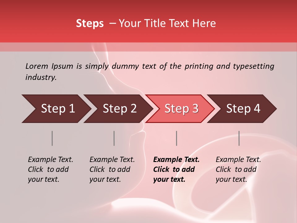 Baby Trimester Embryogenesis PowerPoint Template
