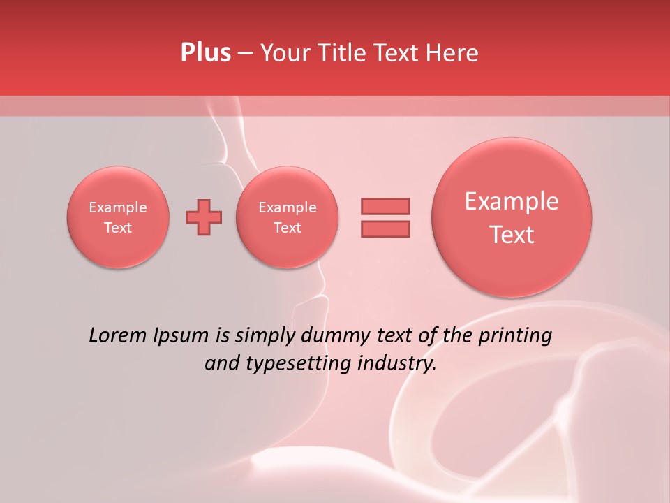 Baby Trimester Embryogenesis PowerPoint Template