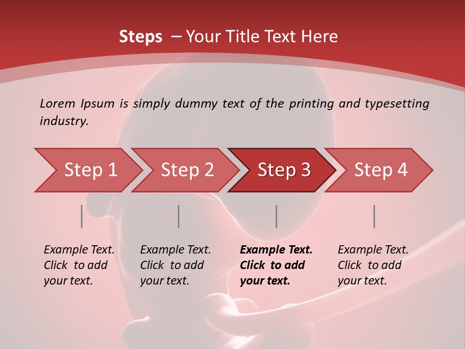 Science Embryogenesis Unborn PowerPoint Template