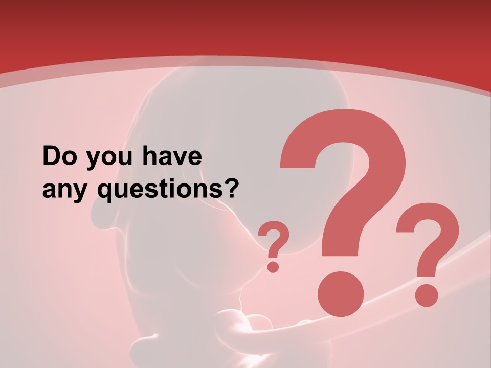 Science Embryogenesis Unborn PowerPoint Template