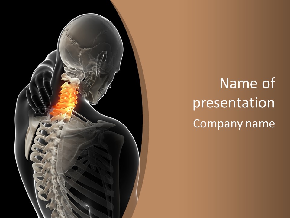 Joint Spinal Biology PowerPoint Template