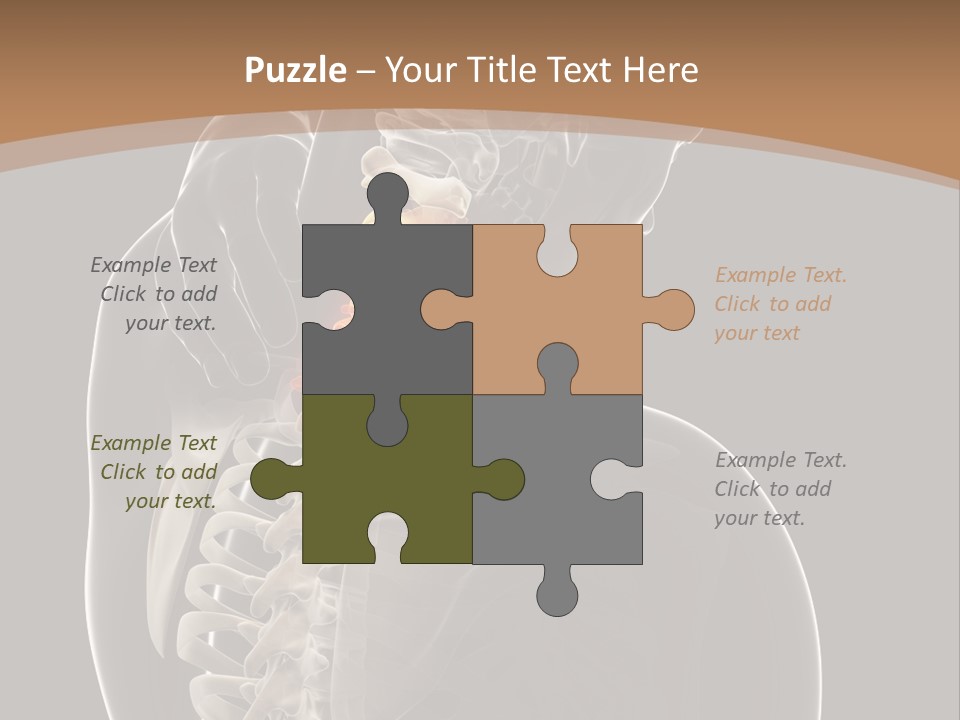 Joint Spinal Biology PowerPoint Template
