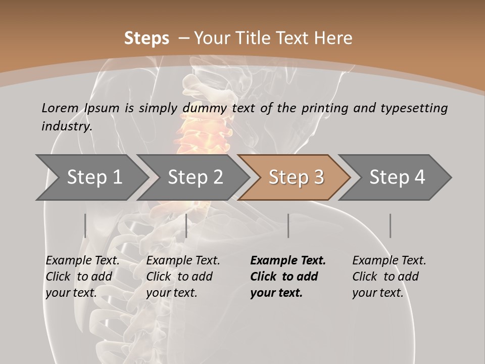 Joint Spinal Biology PowerPoint Template