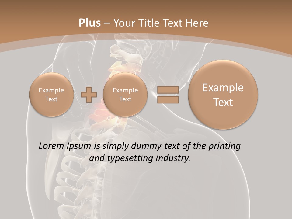 Joint Spinal Biology PowerPoint Template