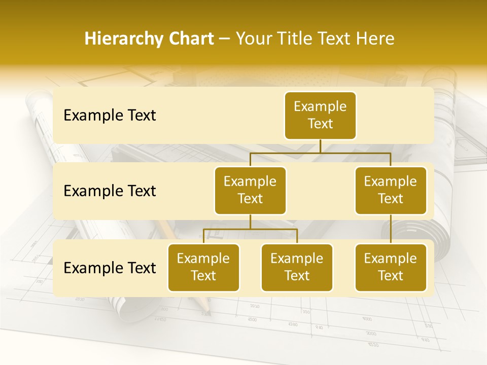 D Rendering Office Terrace PowerPoint Template