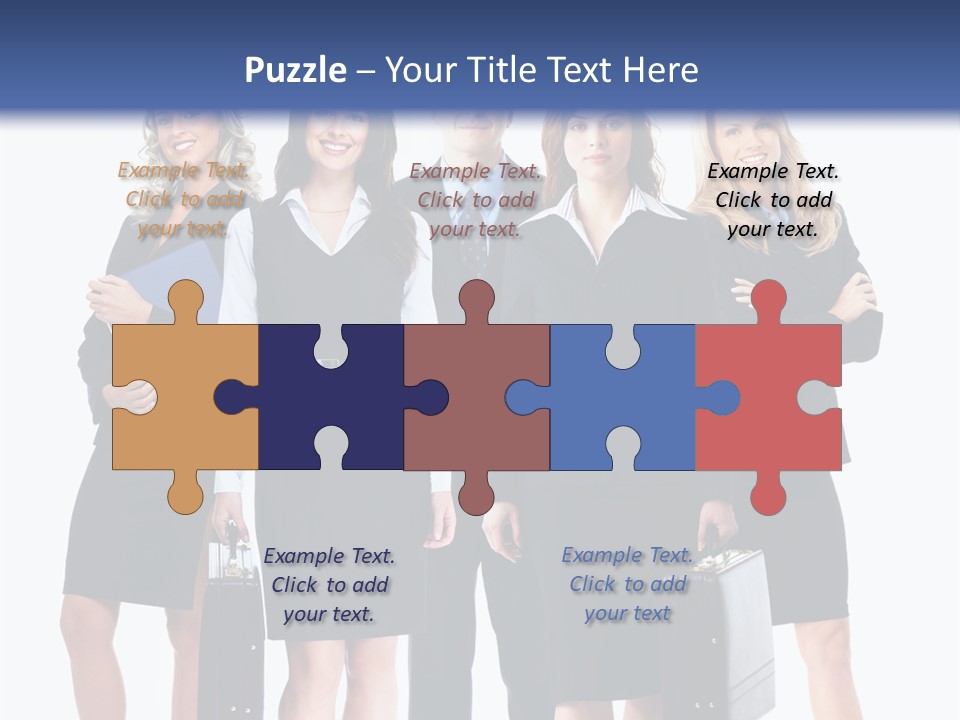 Businessman Education Employment PowerPoint Template