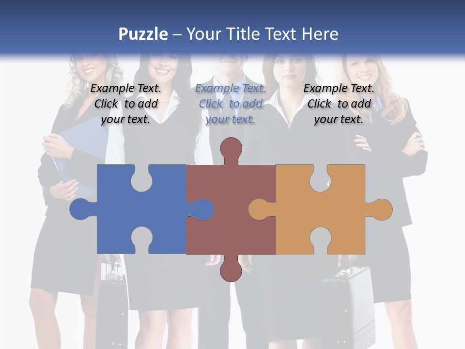 Businessman Education Employment PowerPoint Template