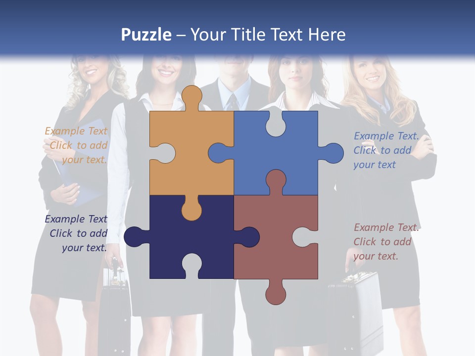 Businessman Education Employment PowerPoint Template