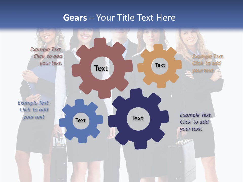 Businessman Education Employment PowerPoint Template