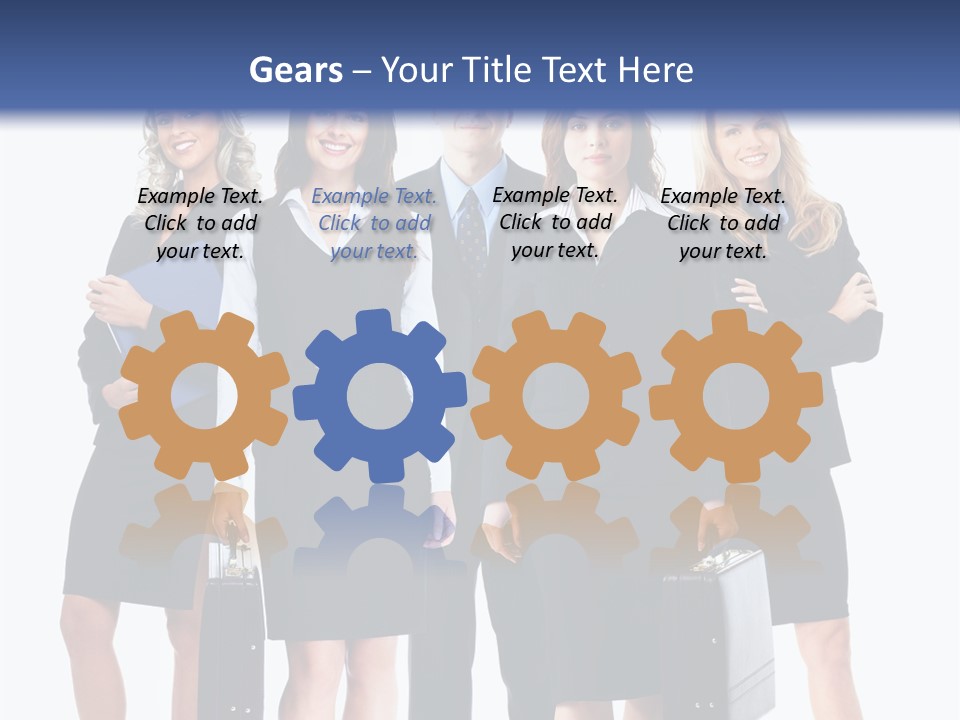 Businessman Education Employment PowerPoint Template