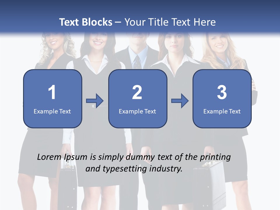 Businessman Education Employment PowerPoint Template