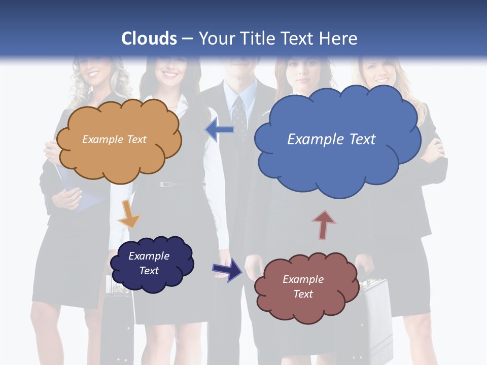 Businessman Education Employment PowerPoint Template