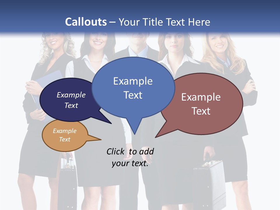 Businessman Education Employment PowerPoint Template