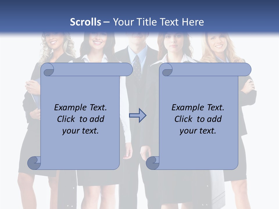 Businessman Education Employment PowerPoint Template