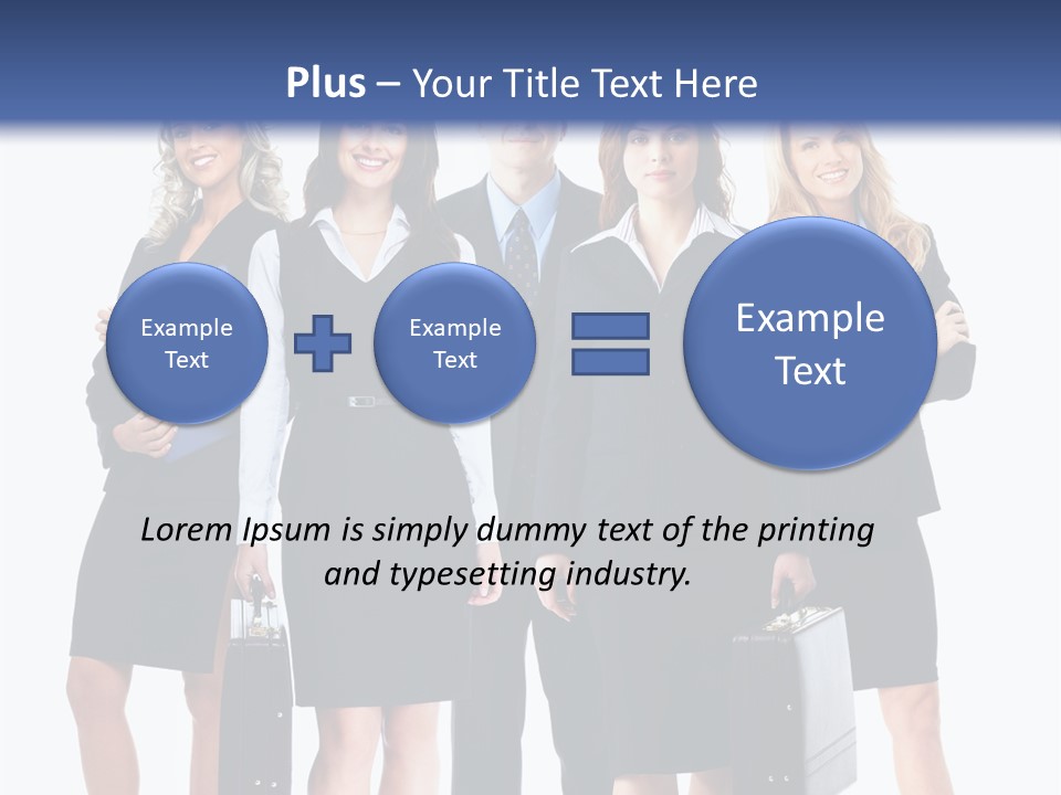 Businessman Education Employment PowerPoint Template