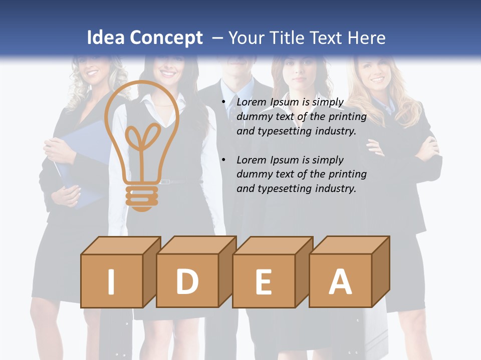 Businessman Education Employment PowerPoint Template