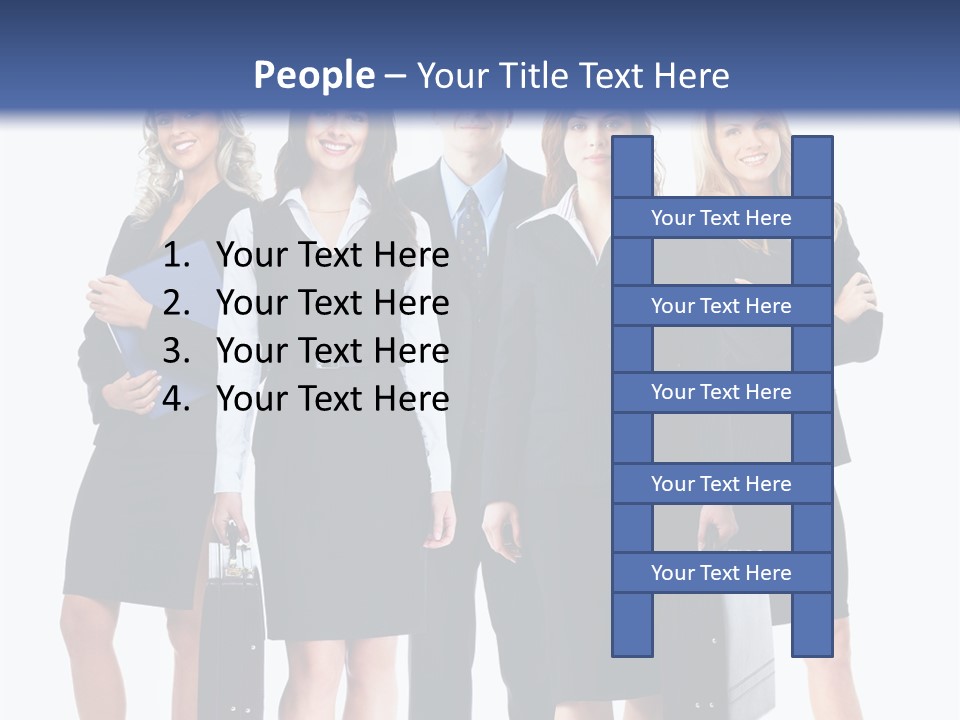 Businessman Education Employment PowerPoint Template
