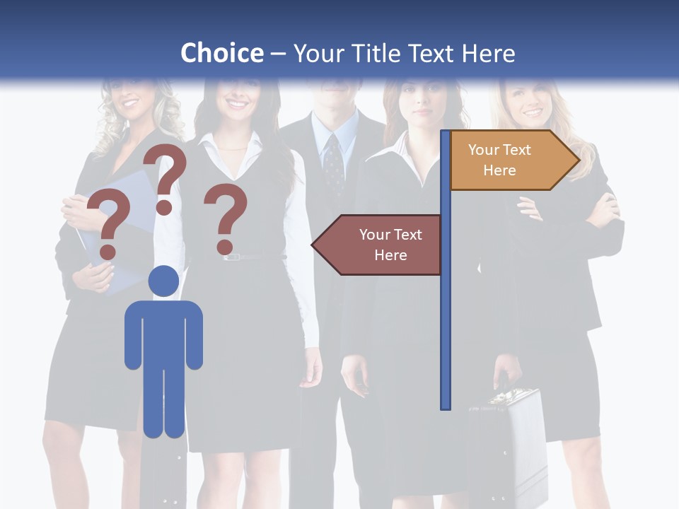 Businessman Education Employment PowerPoint Template